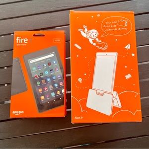 🆕 AMAZON FIRE TABLET 7 16GB WITH OSMO STAND BUNDLE